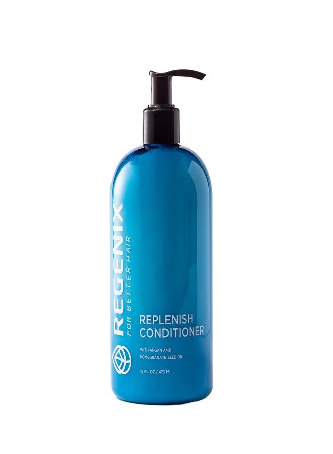 Regenix Replenish Conditioner Formulated for Dry, Brittle & Chemically Processed Hair, Nourishes and Regenerates Hair, Pure Essential Oils & Extracts for Maxium Moisture Balance - Image 1
